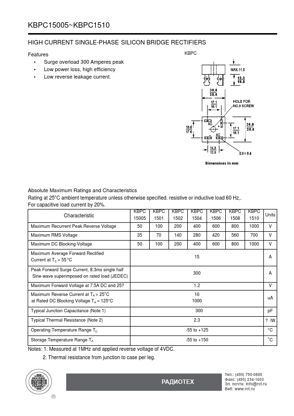 KBPC1501