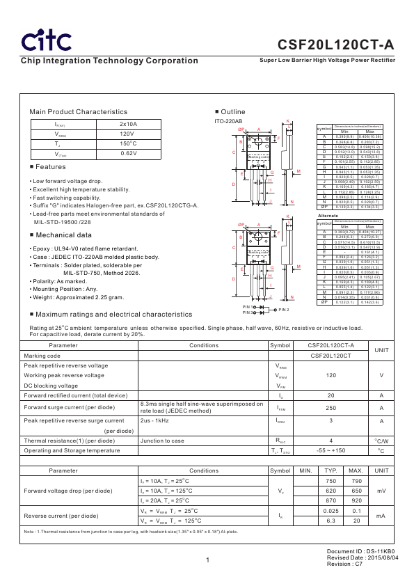 CSF20L120CT-A