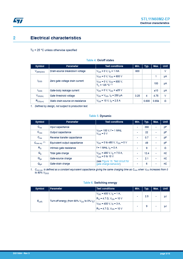 STL11N60M2-EP