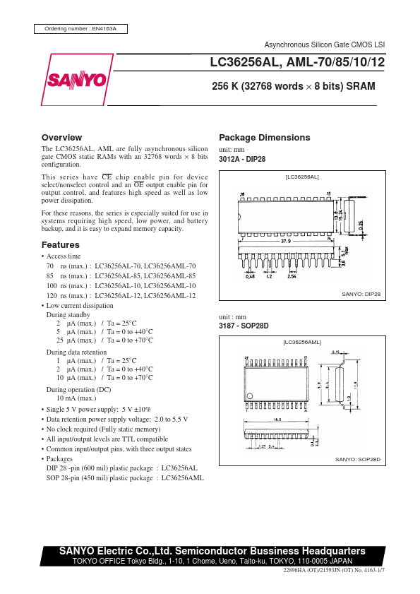 LC36256AL-85