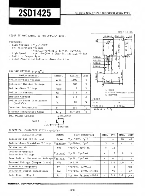 2SD1425