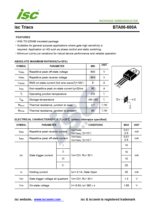 BTA06-600A