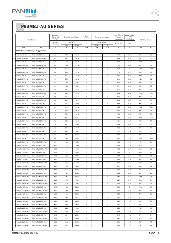 P6SMBJ11C-AU