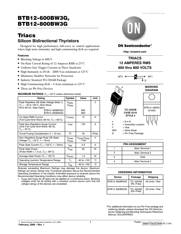 BTB12-600BW3G