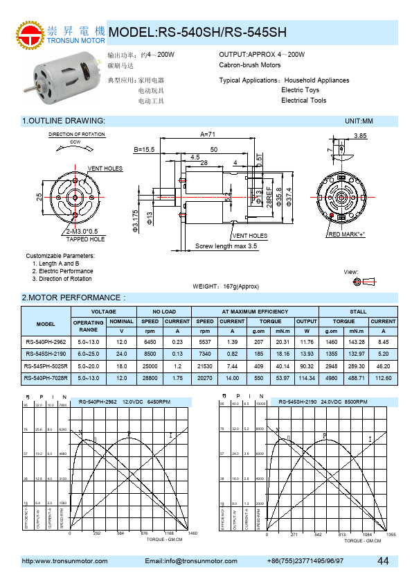 RS-545SH