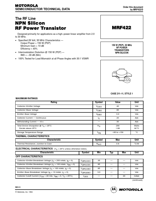 MRF422