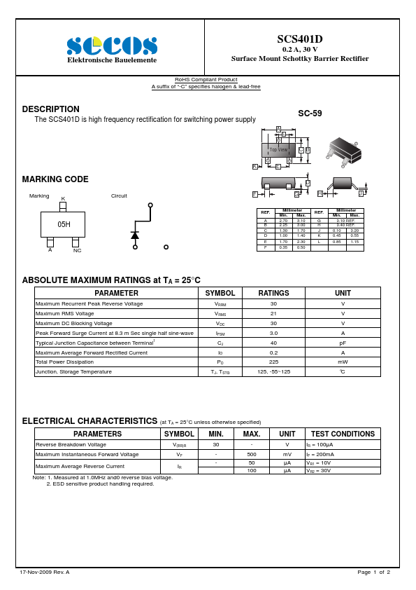 SCS401D