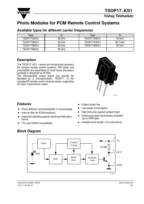 TSOP1730KS1