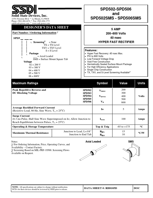 SPD503SMS