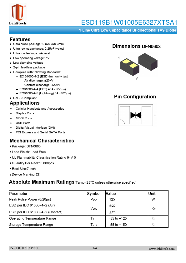 ESD119B1W01005E6327XTSA1