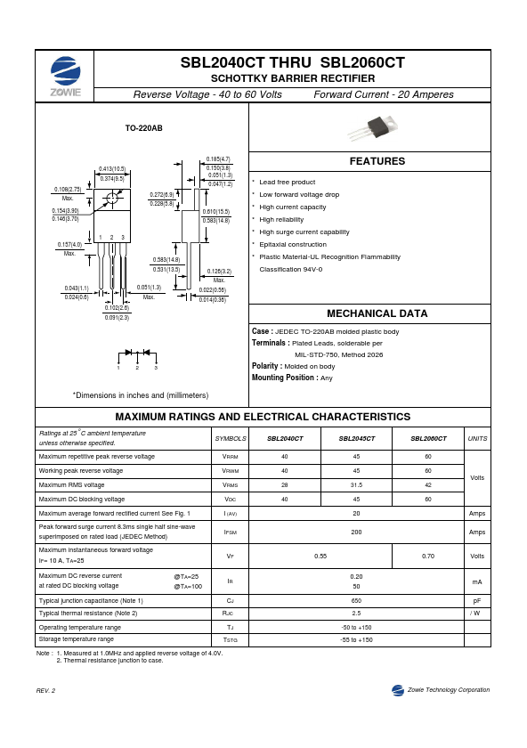 SBL2040CT