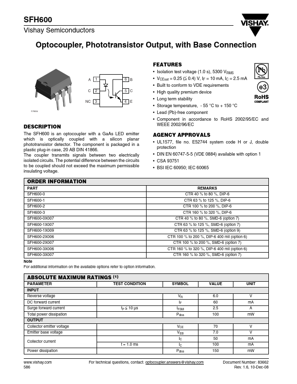 SFH600-0X007