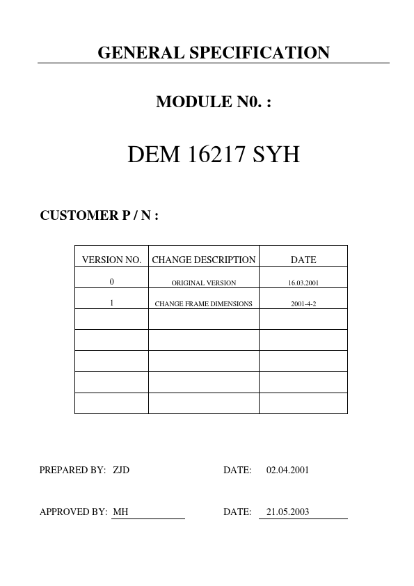 DEM16217SYH