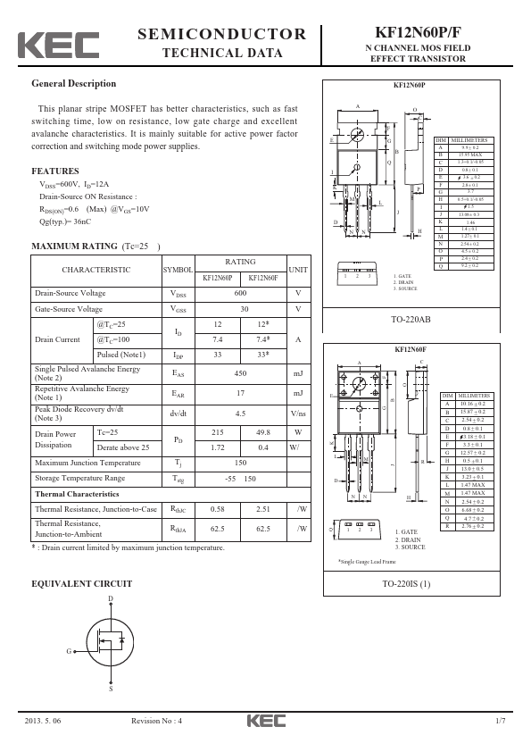 KF12N60P