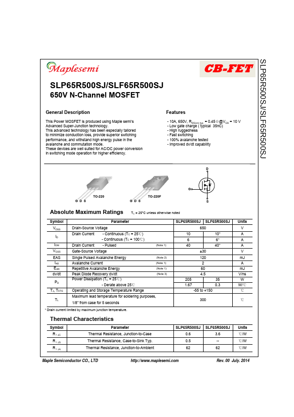 SLF65R500SJ