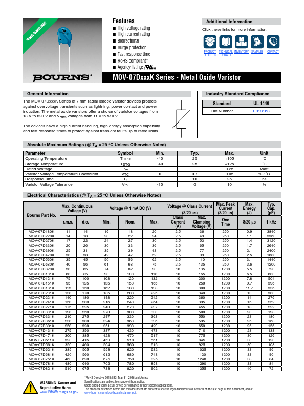 MOV-07D101K