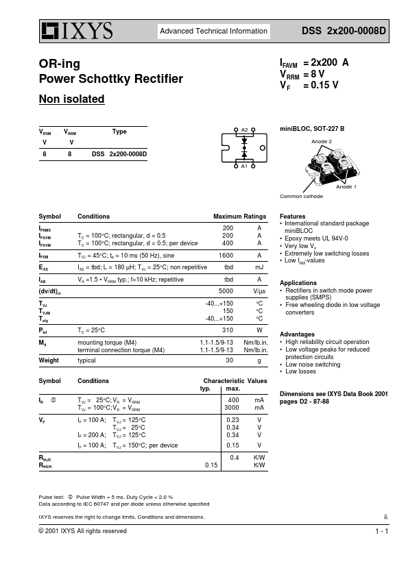 DSS2x200-0008D