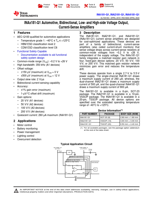 INA181-Q1