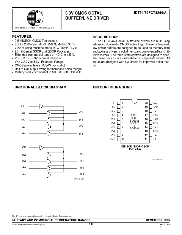 IDT54FCT3244