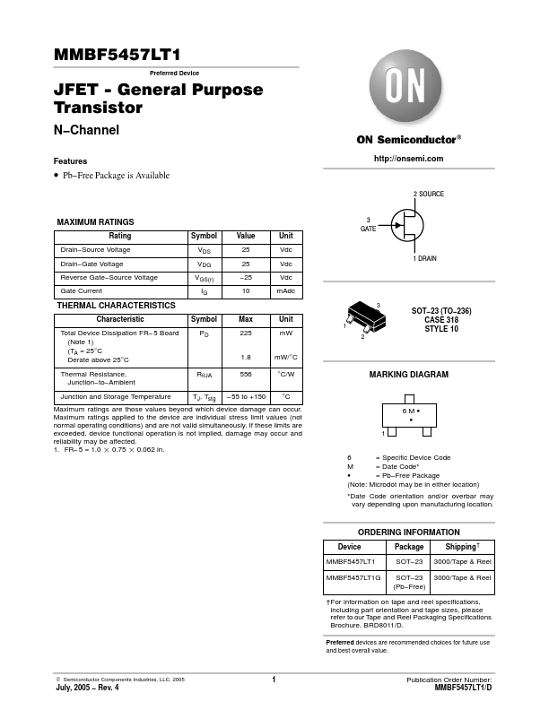 MMBF5457LT1