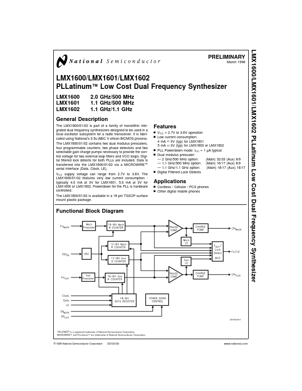 LMX1600