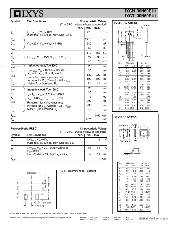 IXGT30N60BU1