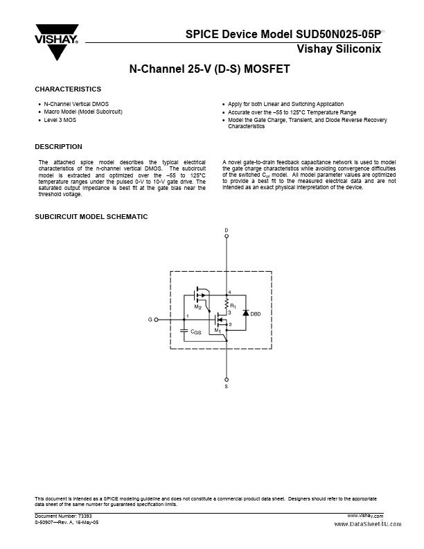 SUD50N025-25P