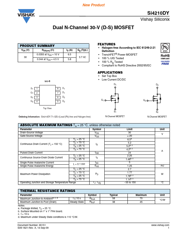 SI4210DY