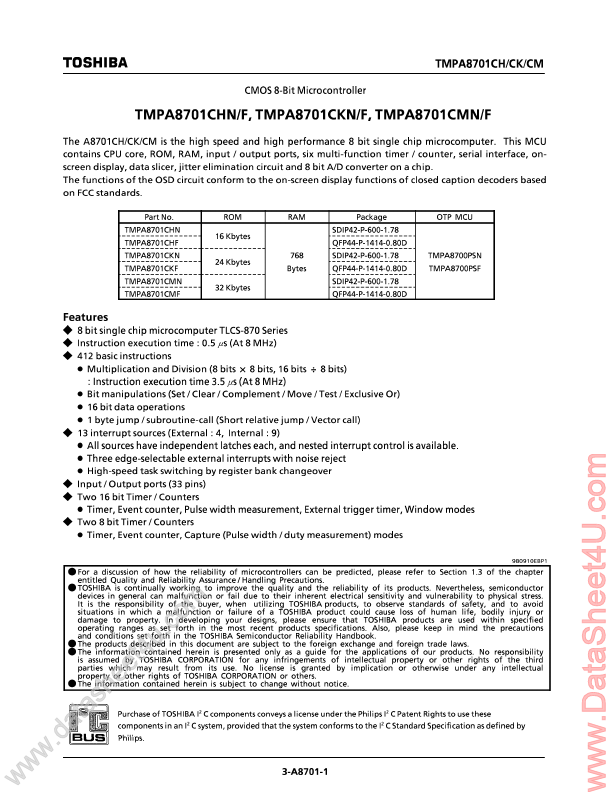 TMPA8701CMF