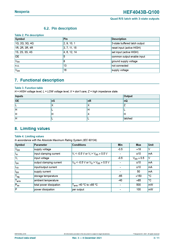 HEF4043B-Q100