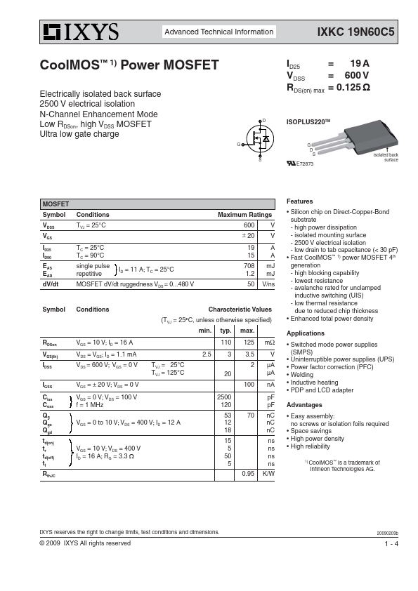 IXKC19N60C5