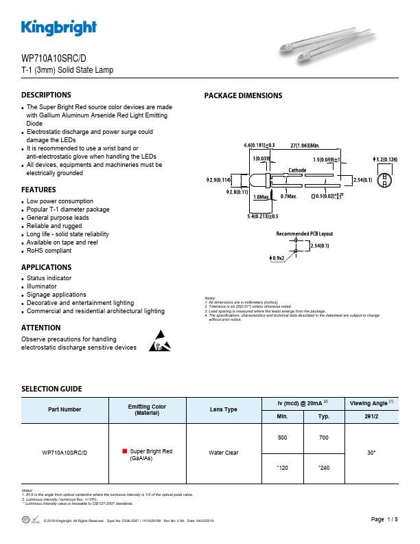 WP710A10SRC-D