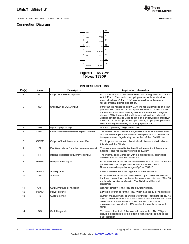 LM5574-Q1