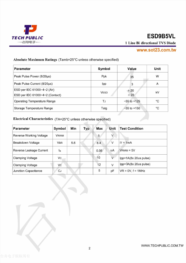 ESD9B5VL