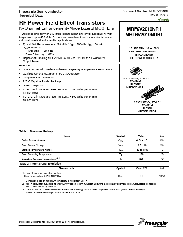 MRF6V2010NBR1