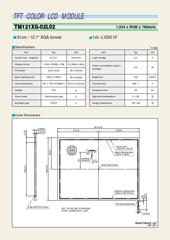 TM121XG-02L02