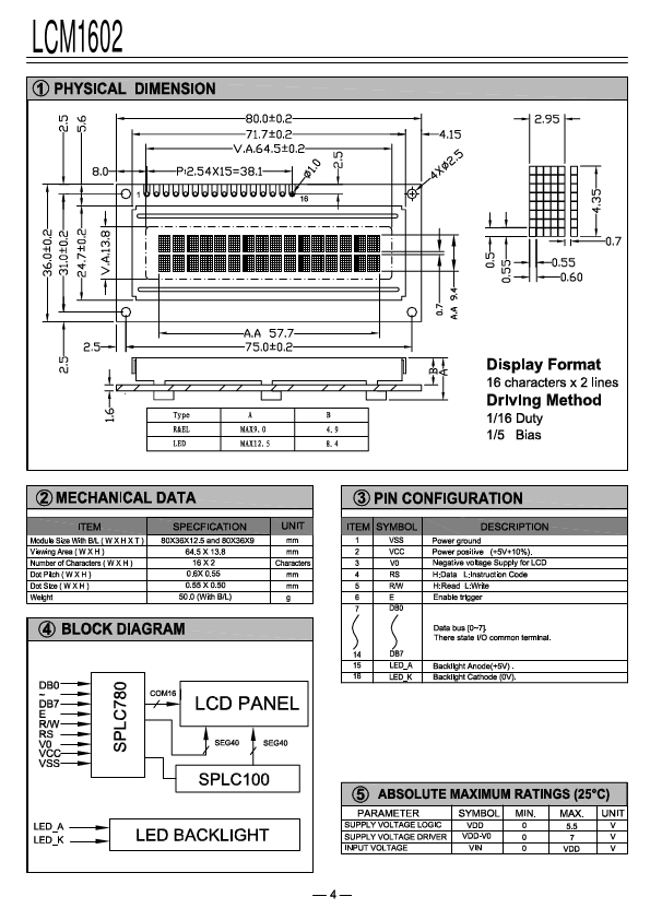 LCM1602