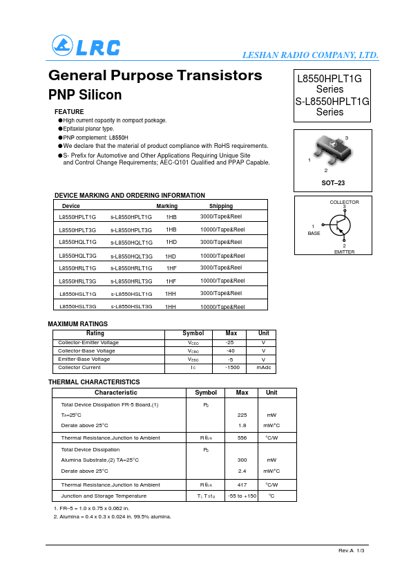 L8550HSLT1G