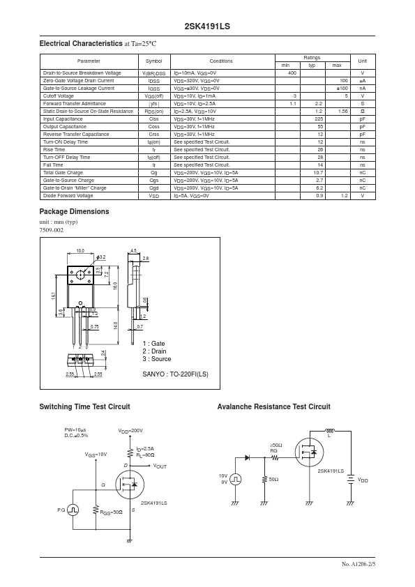 2SK4191LS