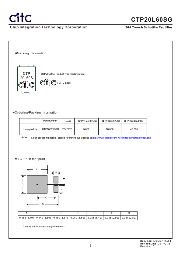 CTP20L60SG