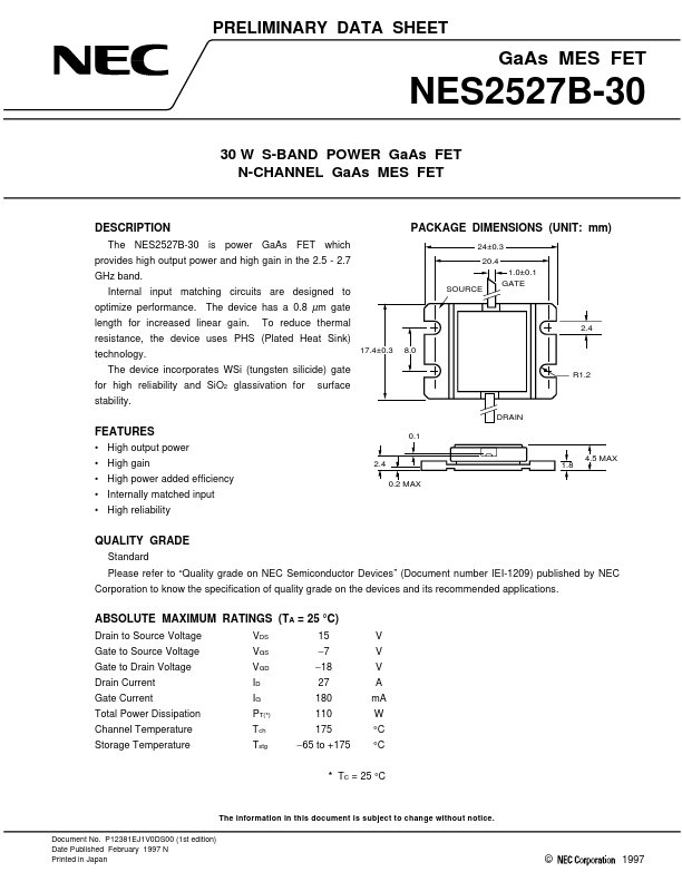 NES2527B-30