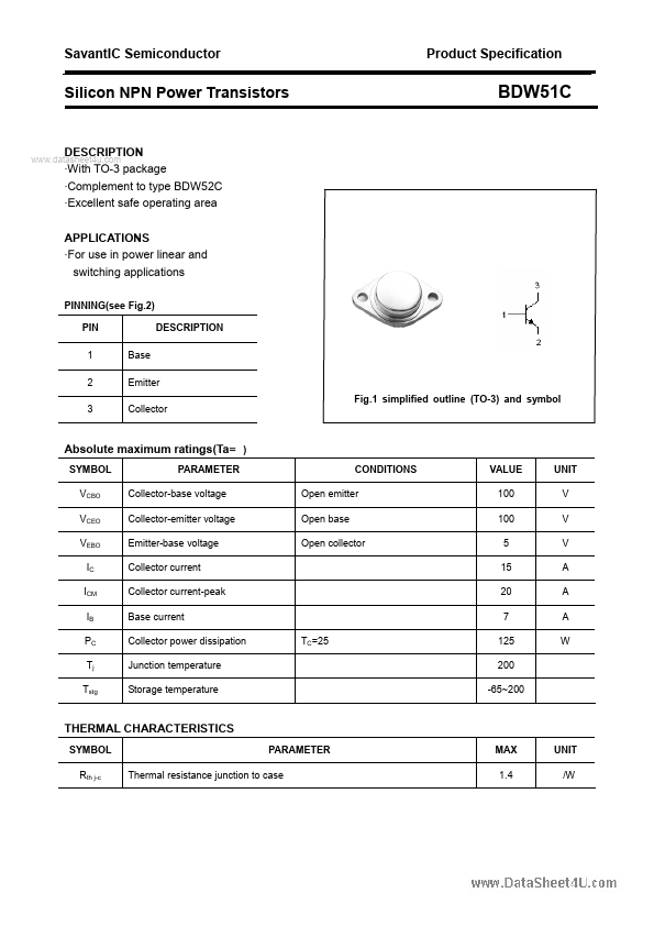 BDW51C