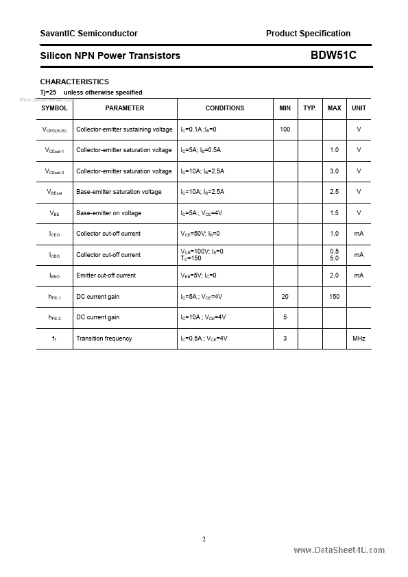 BDW51C