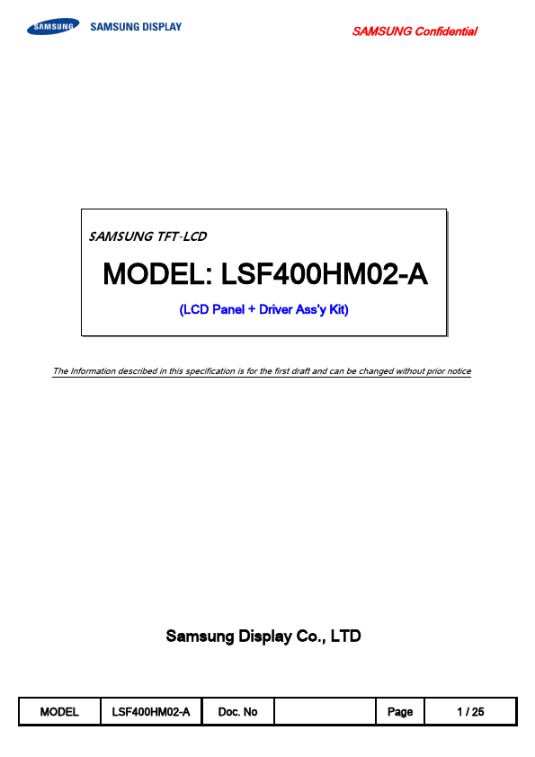 LSF400HM02-A