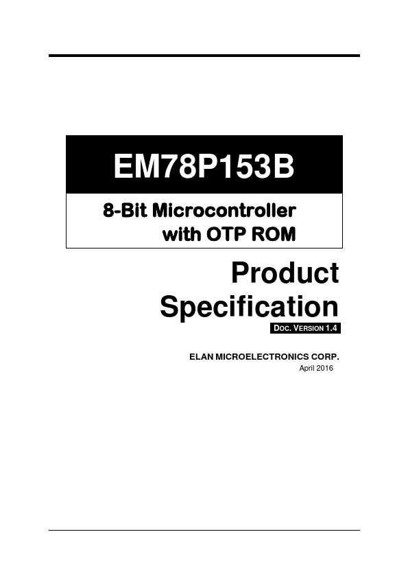 EM78P153B