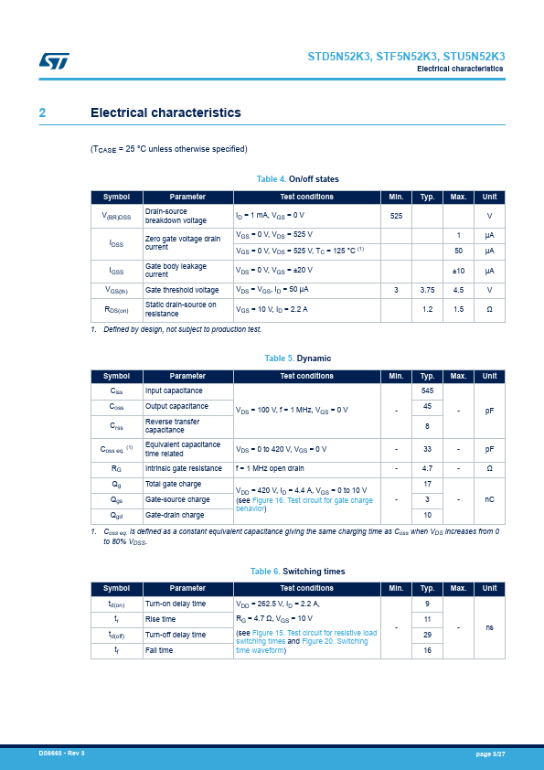 STD5N52K3