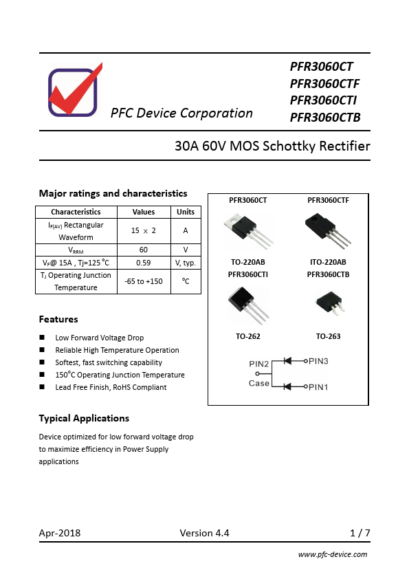 PFR3060CTF