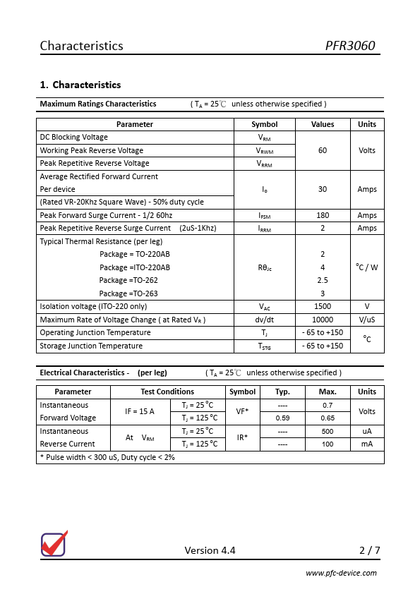 PFR3060CTF