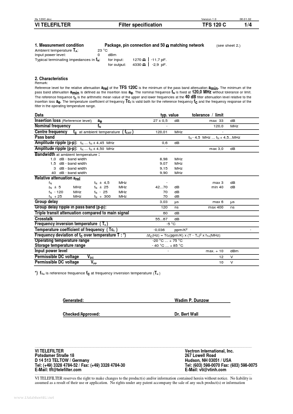 TFS120C