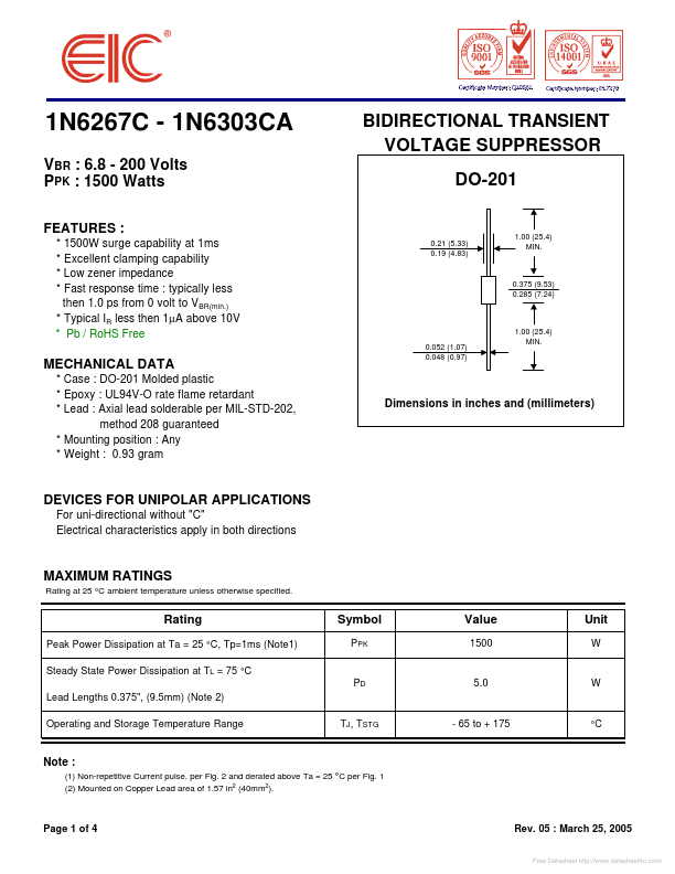 1N6281CA